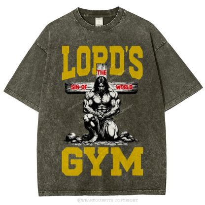 Lord's Gym Unisex Washed Tee Wearyourfits