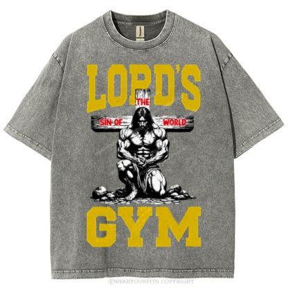 Lord's Gym Unisex Washed Tee Wearyourfits