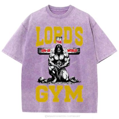 Lord's Gym Unisex Washed Tee Wearyourfits