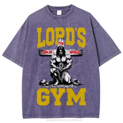 Lord's Gym Unisex Washed Tee Wearyourfits