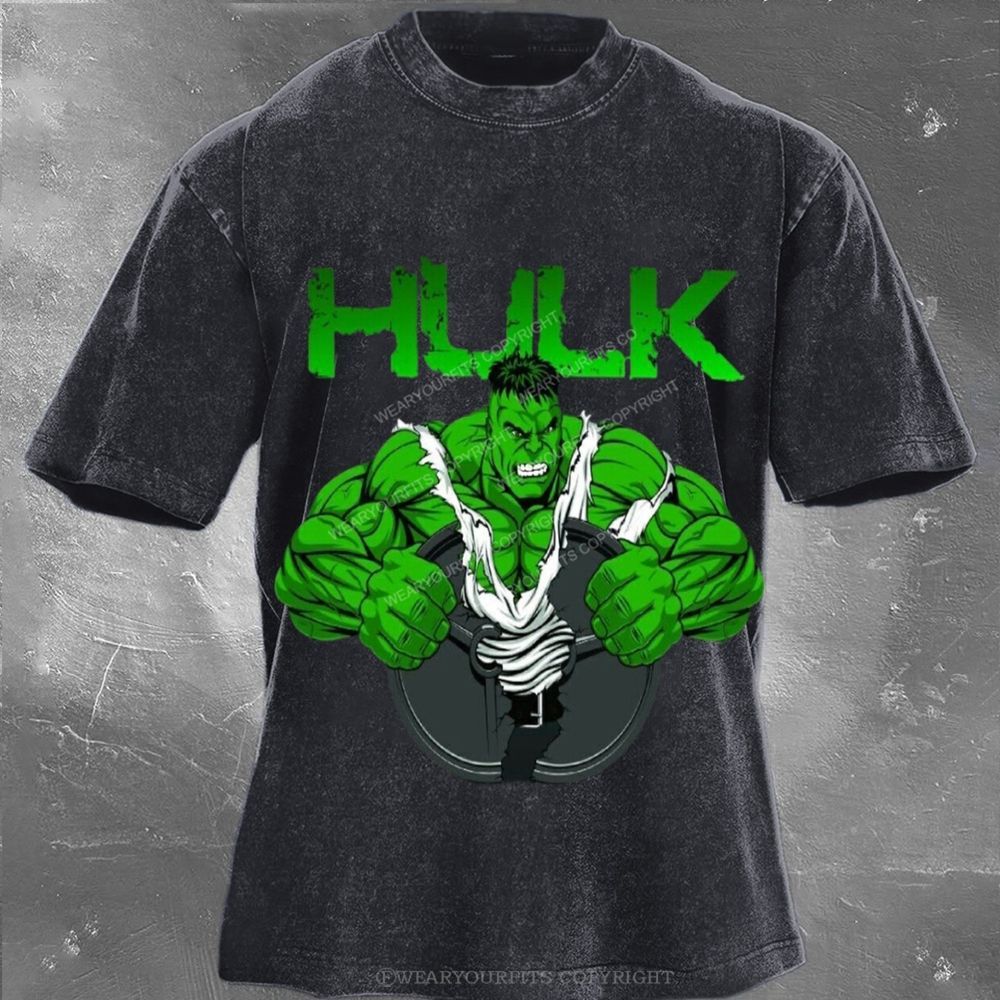 Hulk Unisex Washed Tee Wearyourfits