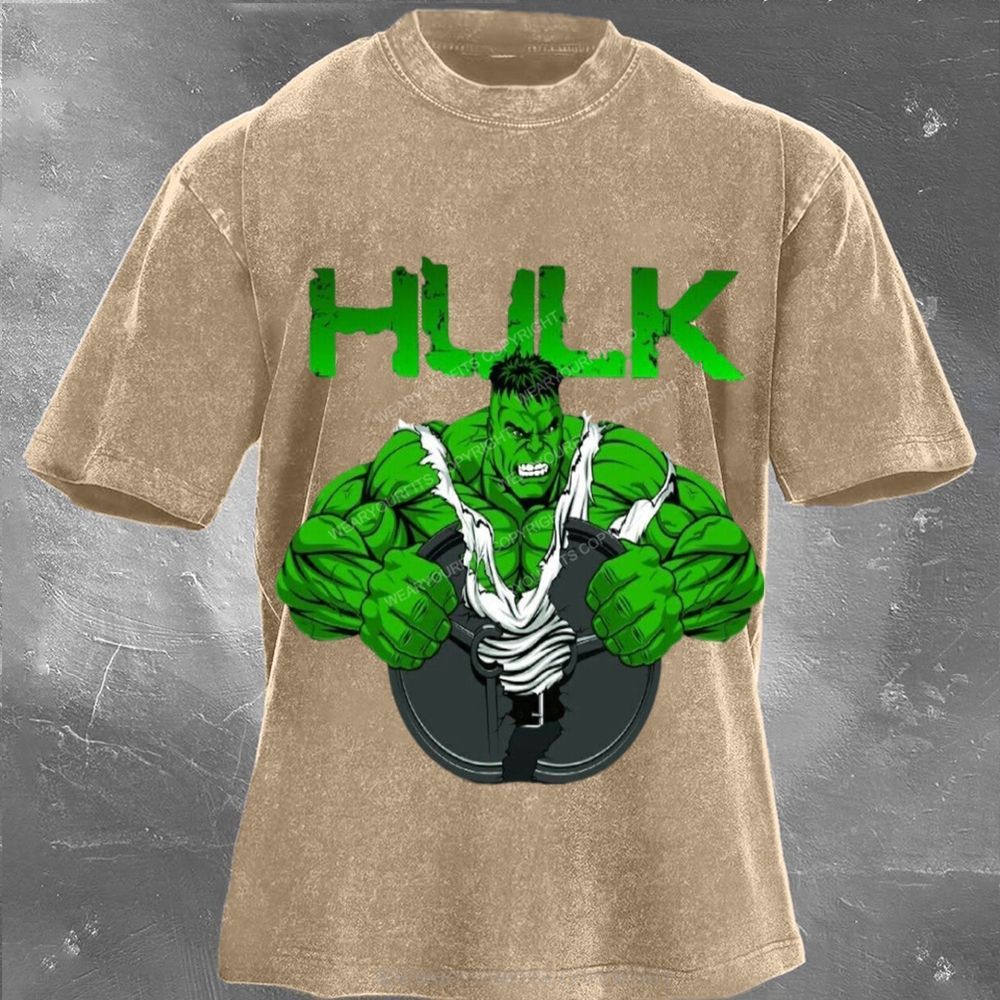 Hulk Unisex Washed Tee Wearyourfits