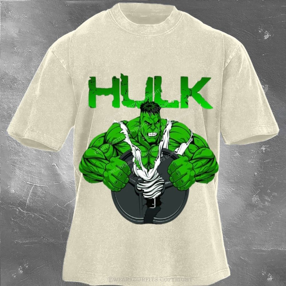 Hulk Unisex Washed Tee Wearyourfits
