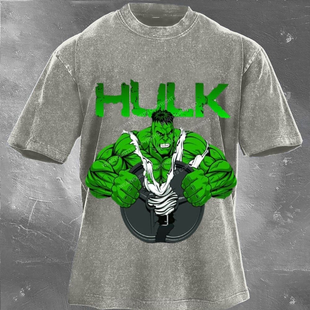 Hulk Unisex Washed Tee Wearyourfits