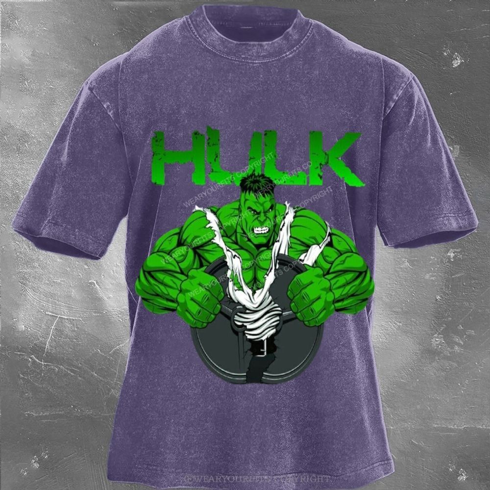 Hulk Unisex Washed Tee Wearyourfits
