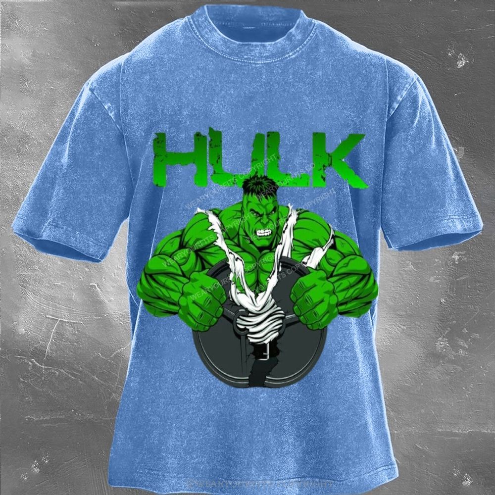 Hulk Unisex Washed Tee Wearyourfits