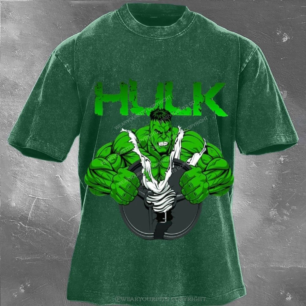 Hulk Unisex Washed Tee Wearyourfits