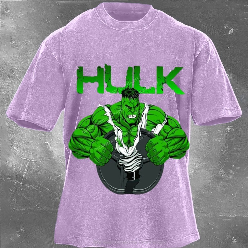 Hulk Unisex Washed Tee Wearyourfits