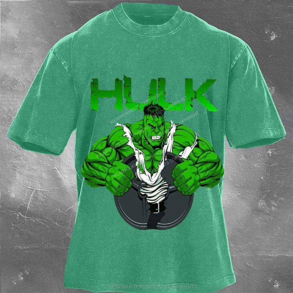 Hulk Unisex Washed Tee Wearyourfits
