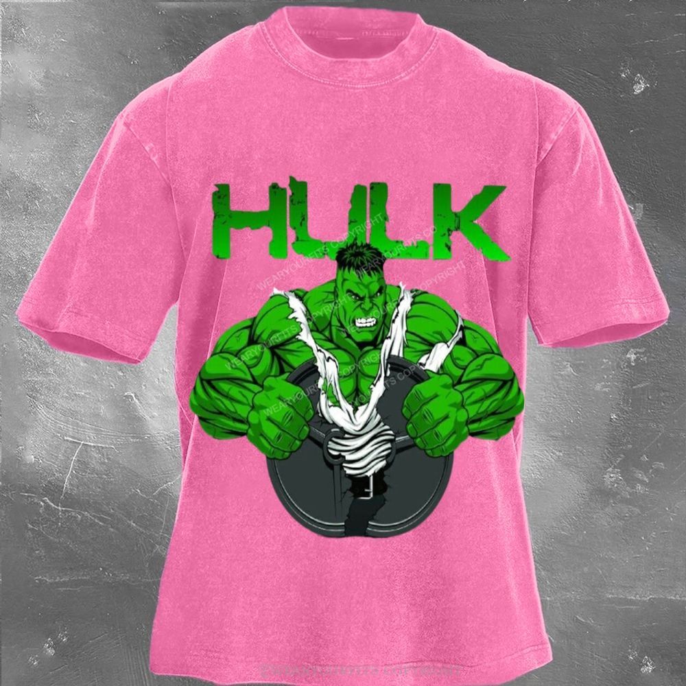 Hulk Unisex Washed Tee Wearyourfits