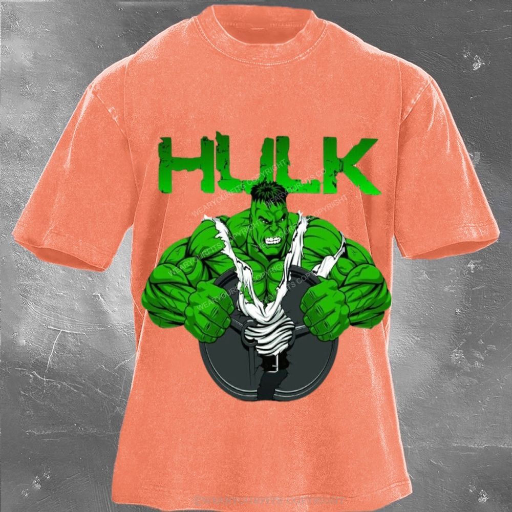 Hulk Unisex Washed Tee Wearyourfits