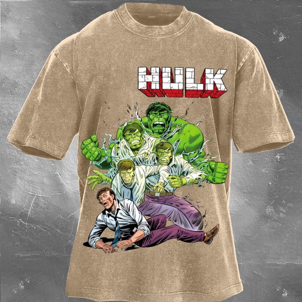 Hulk Unisex Washed Tee Wearyourfits