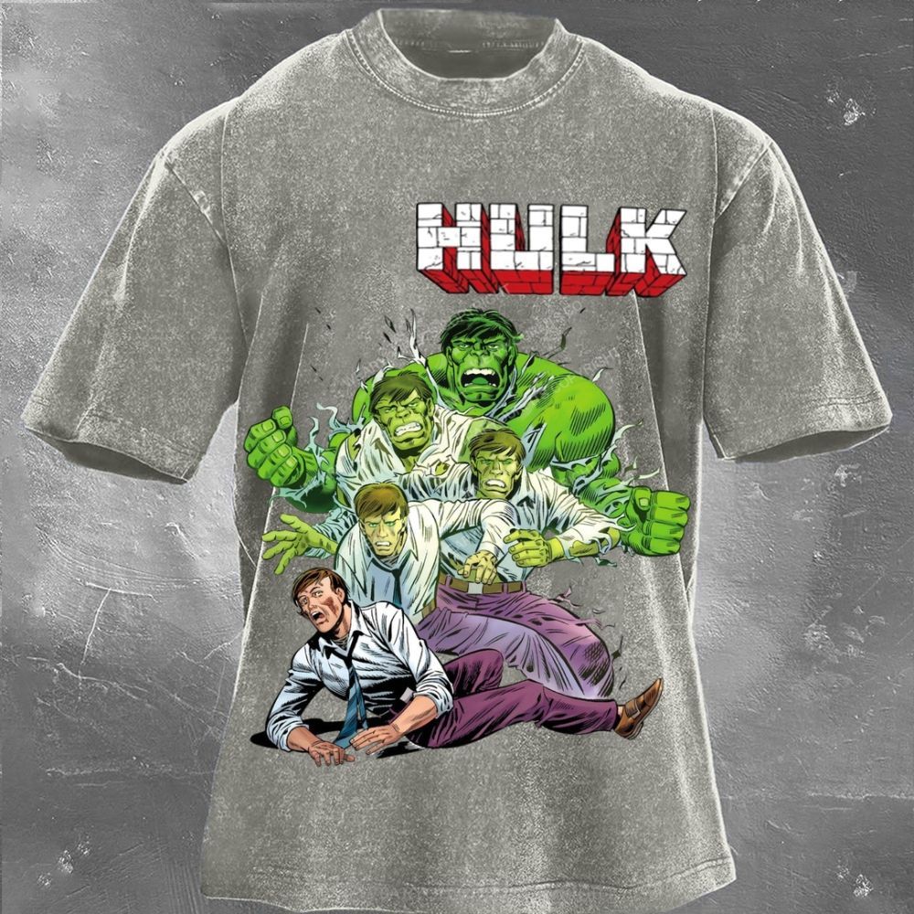 Hulk Unisex Washed Tee Wearyourfits