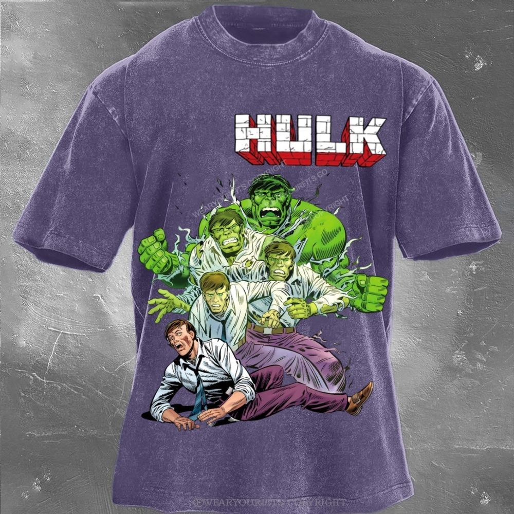 Hulk Unisex Washed Tee Wearyourfits