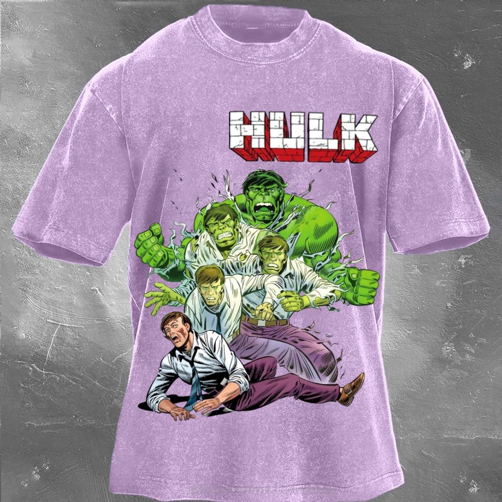 Hulk Unisex Washed Tee Wearyourfits