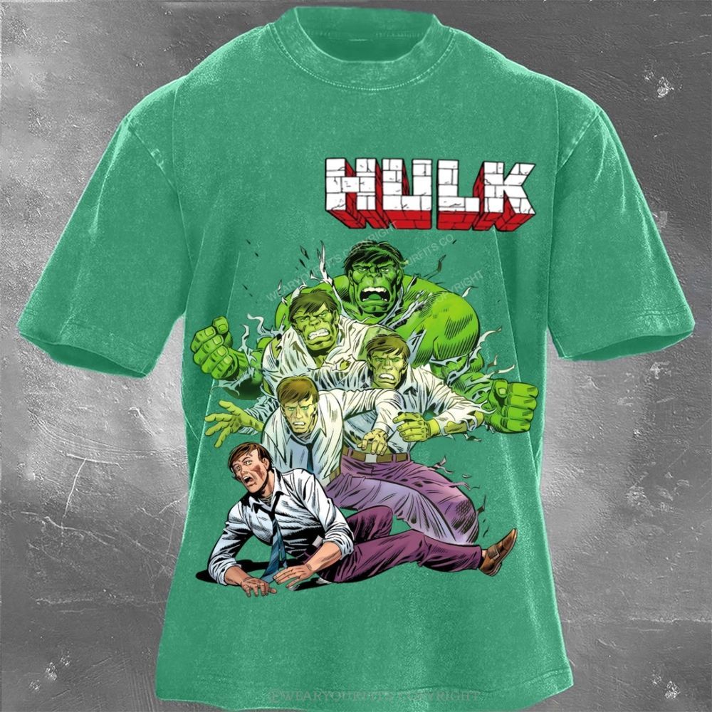 Hulk Unisex Washed Tee Wearyourfits