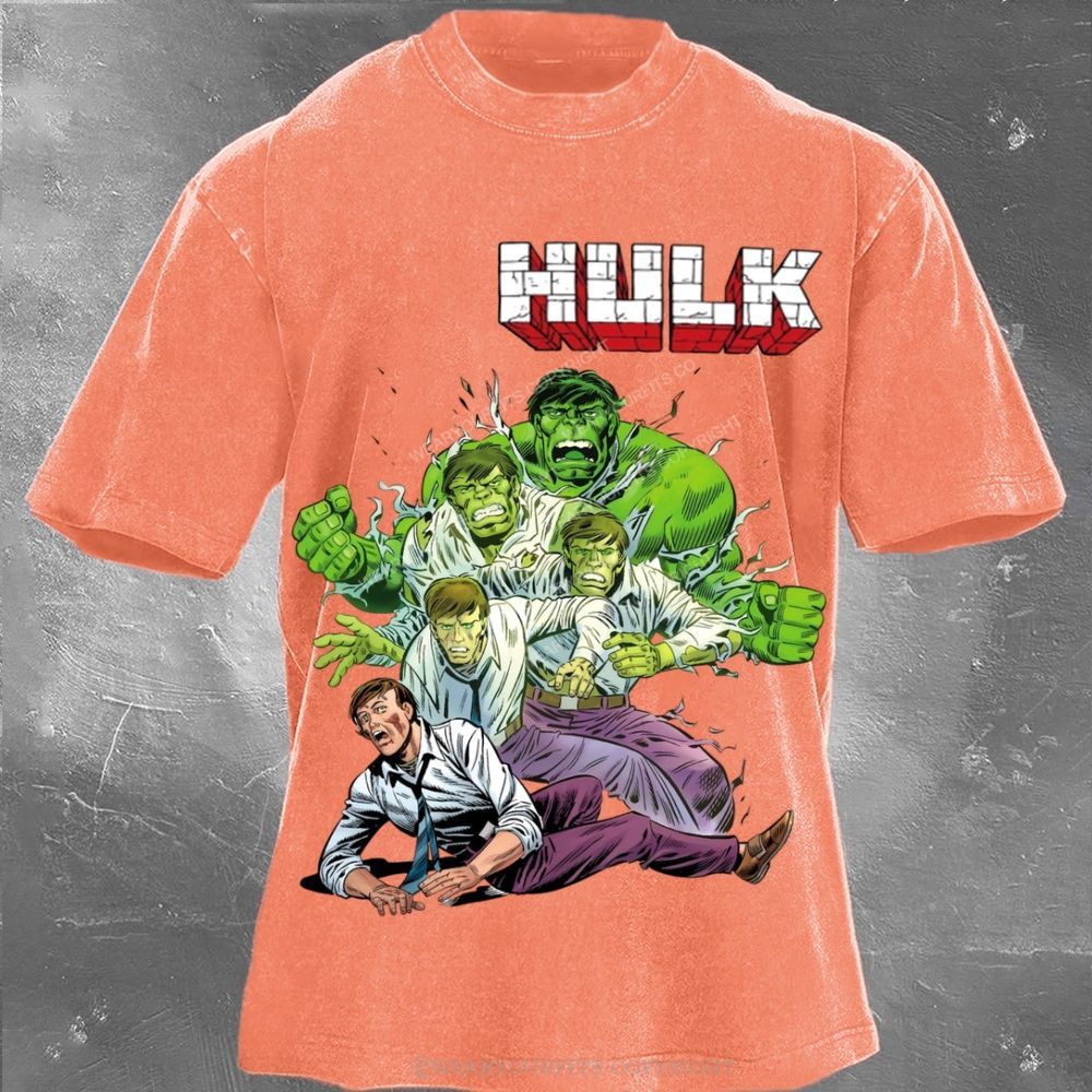Hulk Unisex Washed Tee Wearyourfits