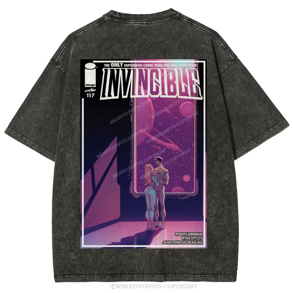Invincible Unisex Washed Tee Wearyourfits