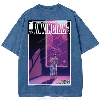 Invincible Unisex Washed Tee Wearyourfits