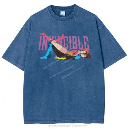 Invincible Unisex Washed Tee Wearyourfits