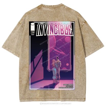 Invincible Unisex Washed Tee Wearyourfits