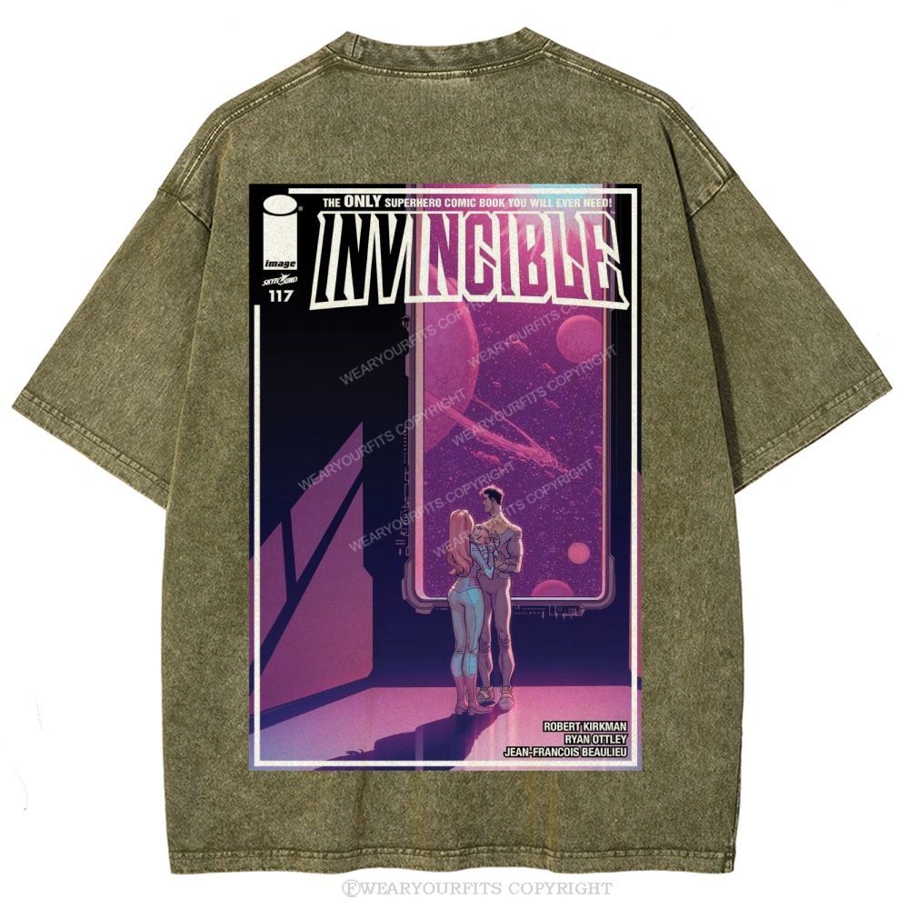 Invincible Unisex Washed Tee Wearyourfits