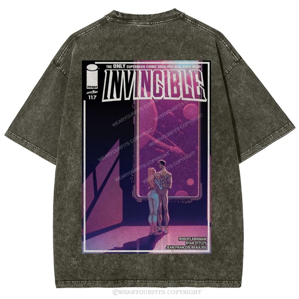 Invincible Unisex Washed Tee Wearyourfits