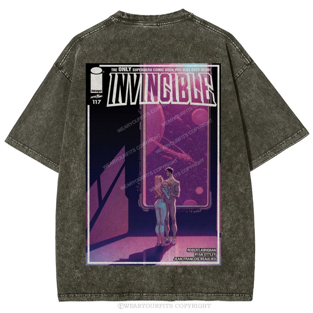 Invincible Unisex Washed Tee Wearyourfits