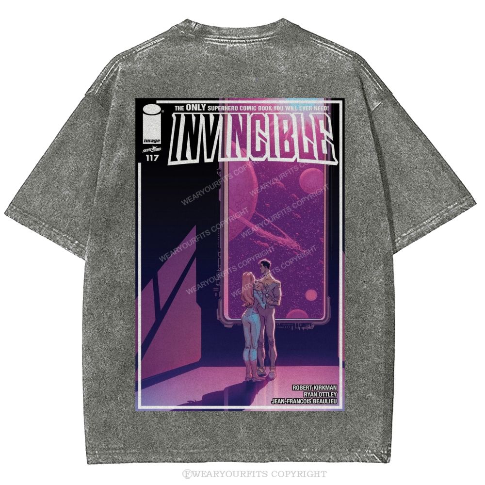 Invincible Unisex Washed Tee Wearyourfits