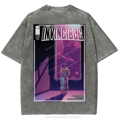 Invincible Unisex Washed Tee Wearyourfits