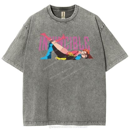 Invincible Unisex Washed Tee Wearyourfits