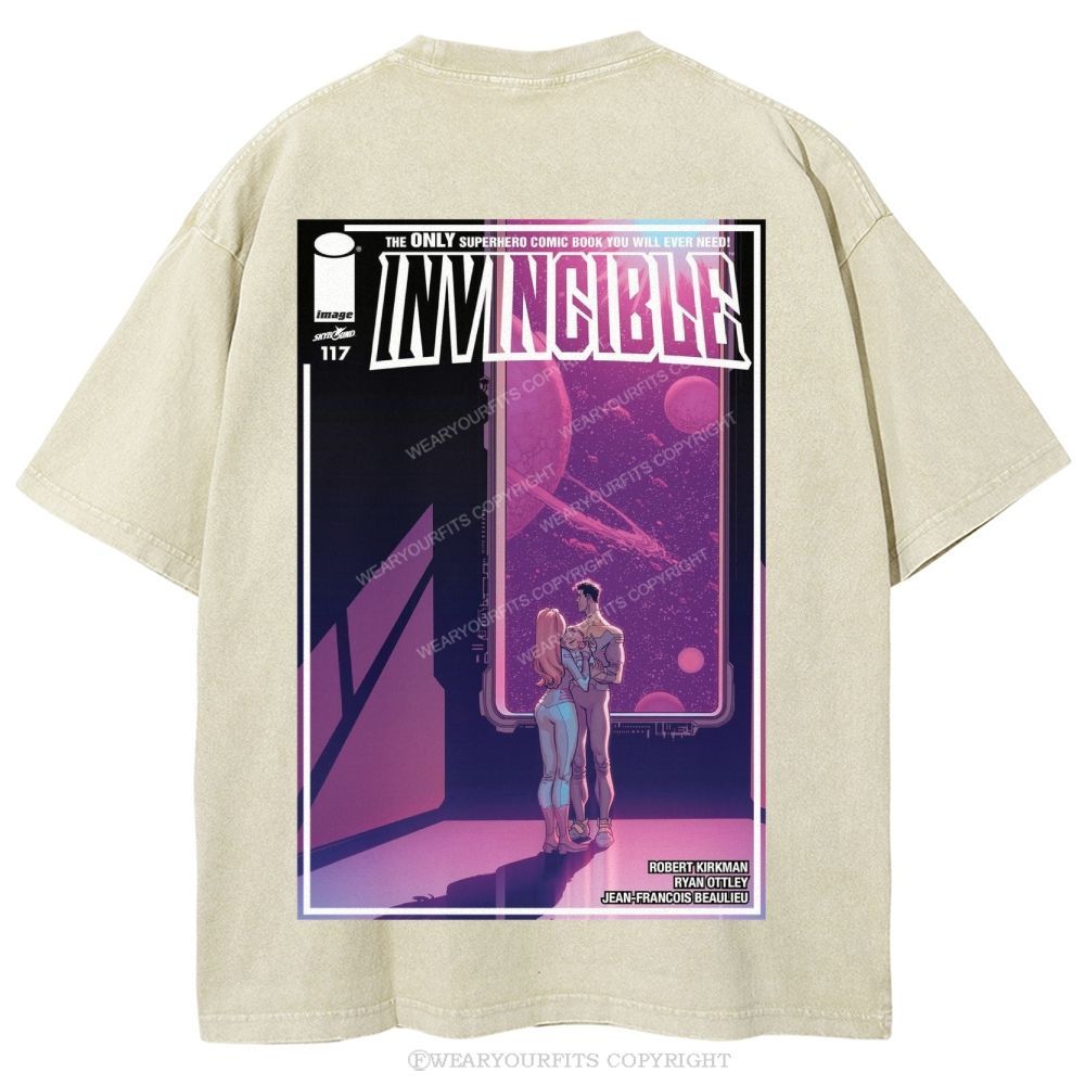 Invincible Unisex Washed Tee Wearyourfits