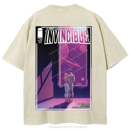 Invincible Unisex Washed Tee Wearyourfits