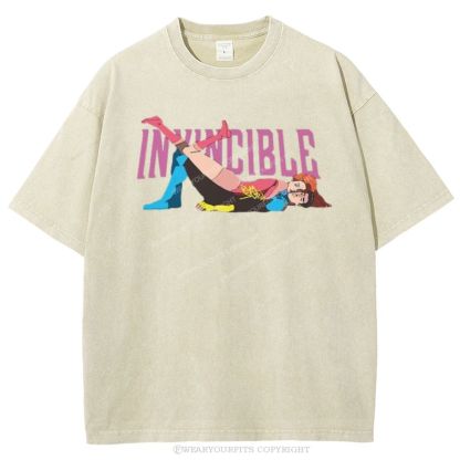 Invincible Unisex Washed Tee Wearyourfits