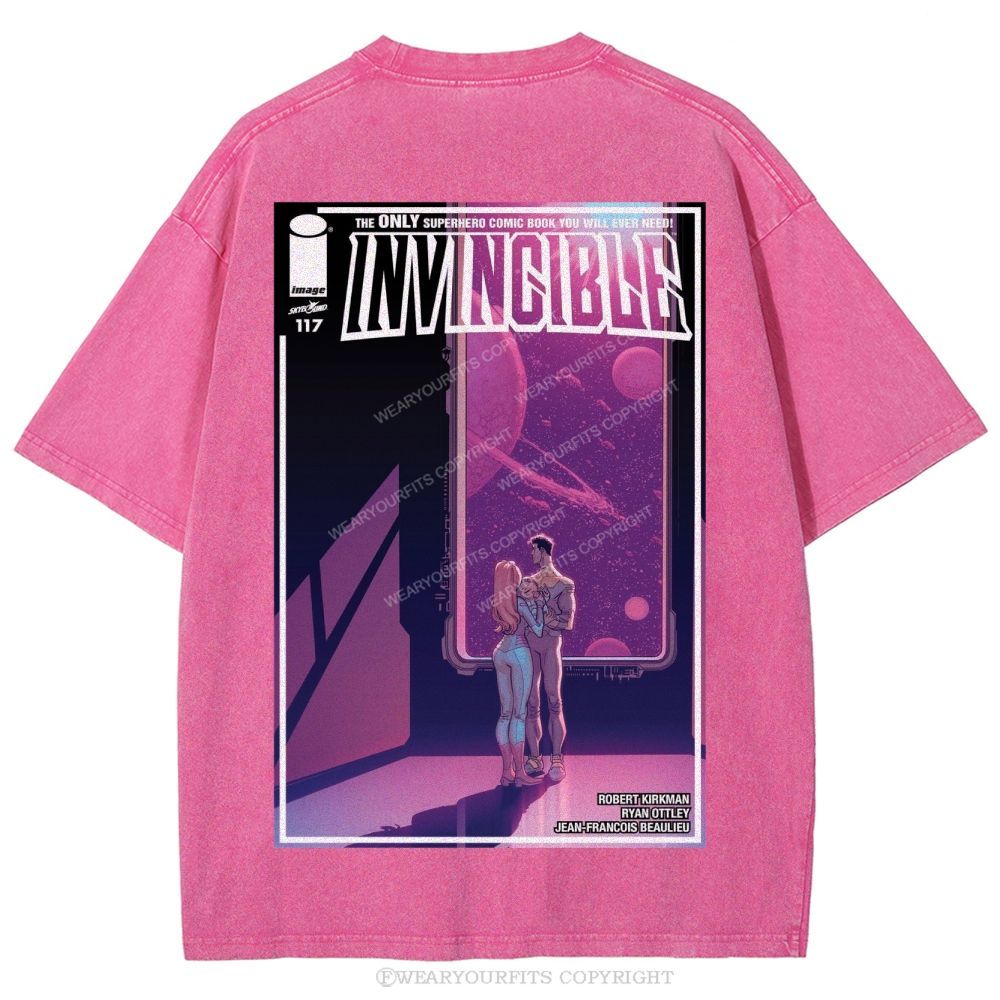 Invincible Unisex Washed Tee Wearyourfits