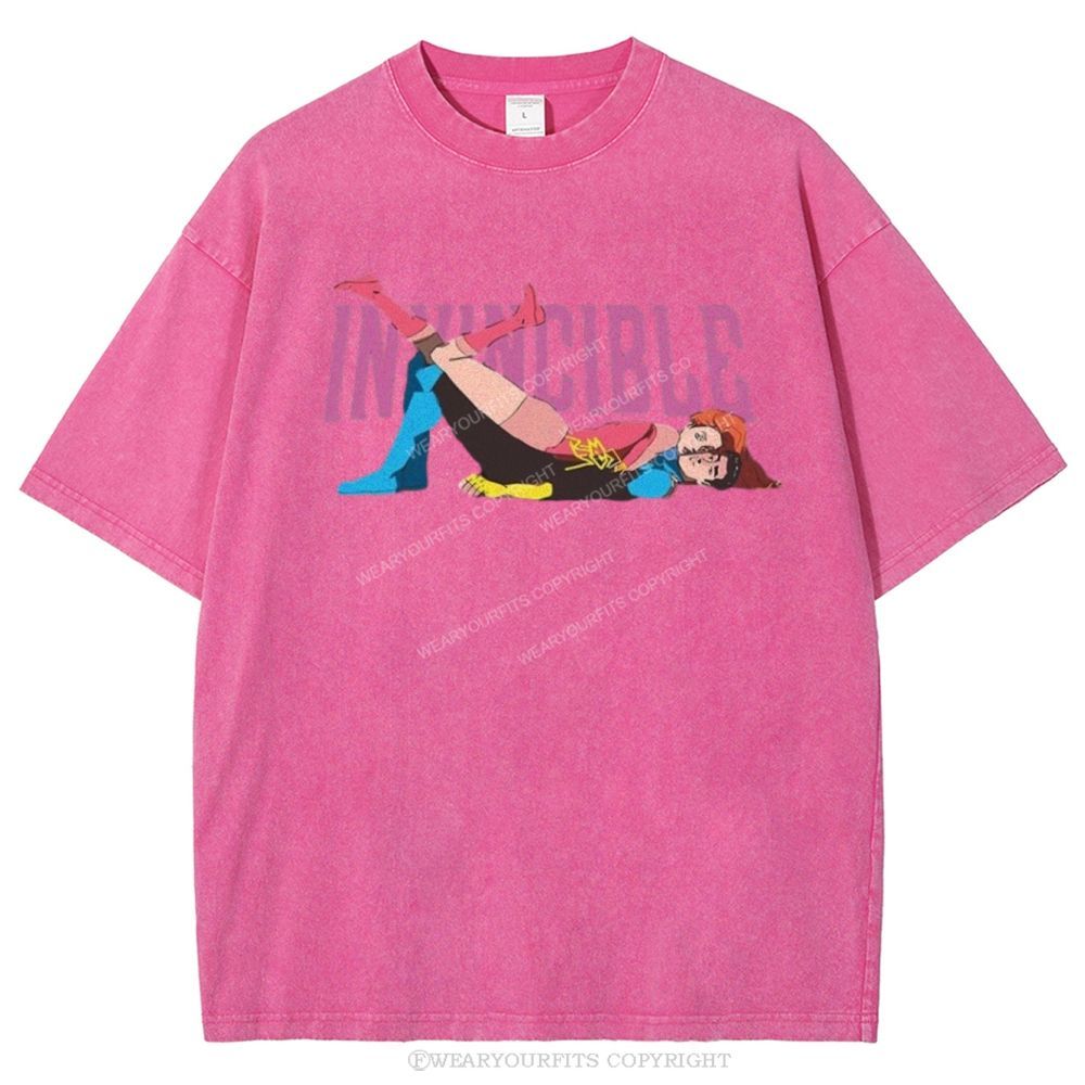 Invincible Unisex Washed Tee Wearyourfits