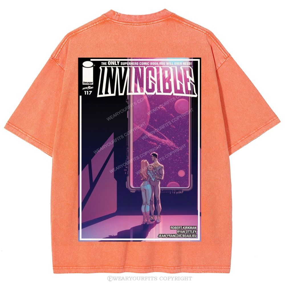 Invincible Unisex Washed Tee Wearyourfits