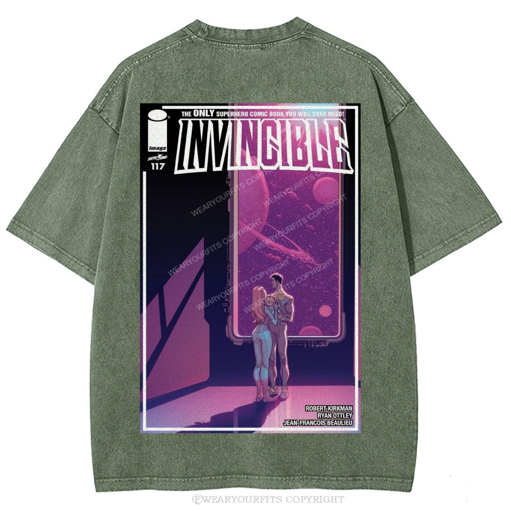 Invincible Unisex Washed Tee Wearyourfits
