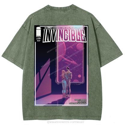 Invincible Unisex Washed Tee Wearyourfits