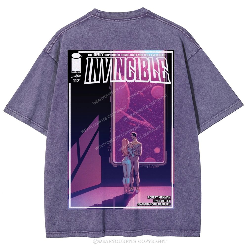 Invincible Unisex Washed Tee Wearyourfits
