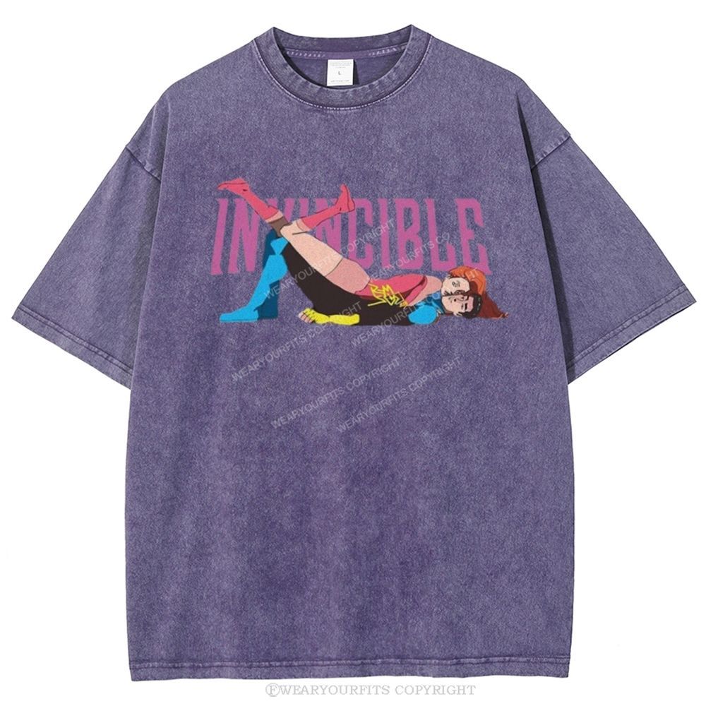 Invincible Unisex Washed Tee Wearyourfits