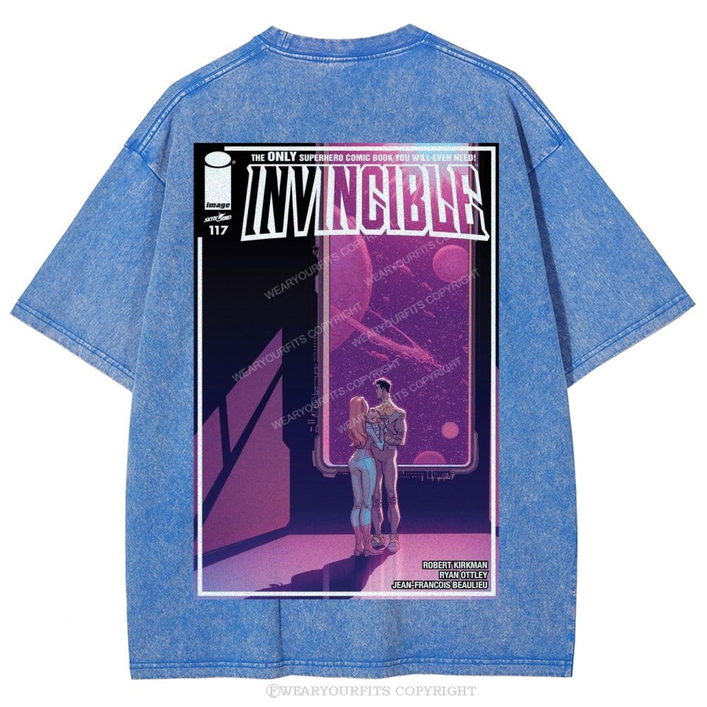 Invincible Unisex Washed Tee Wearyourfits