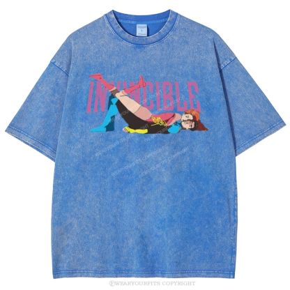 Invincible Unisex Washed Tee Wearyourfits