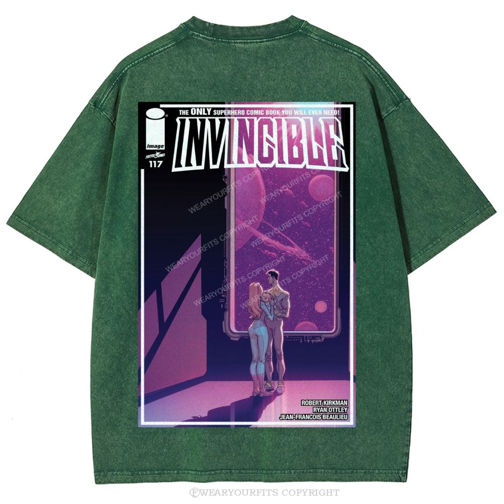 Invincible Unisex Washed Tee Wearyourfits