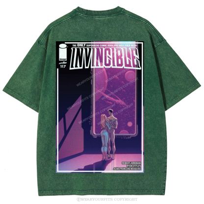 Invincible Unisex Washed Tee Wearyourfits