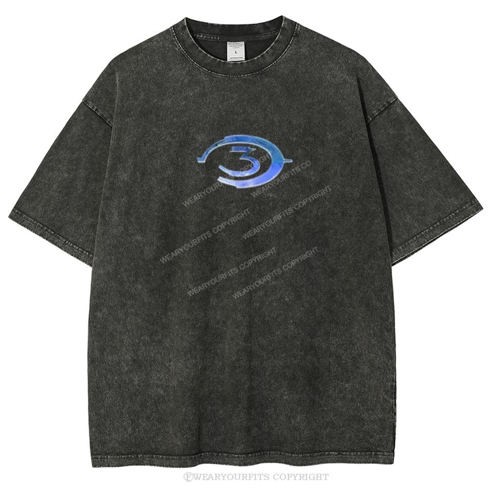 Halo Unisex Washed Tee Wearyourfits