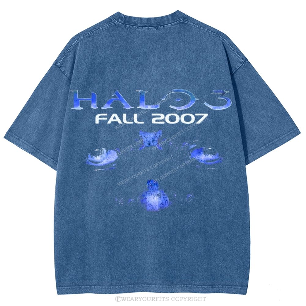 Halo Unisex Washed Tee Wearyourfits