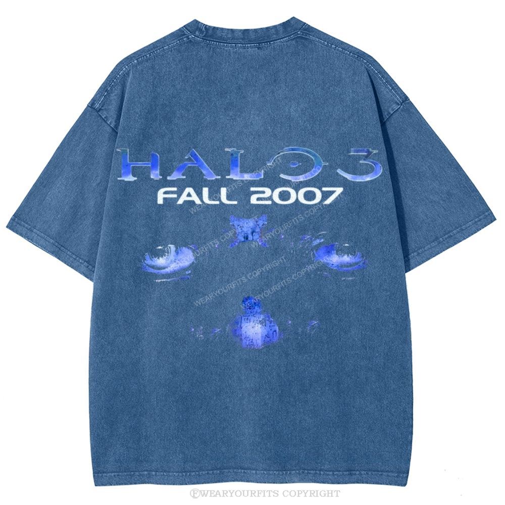 Halo Unisex Washed Tee Wearyourfits