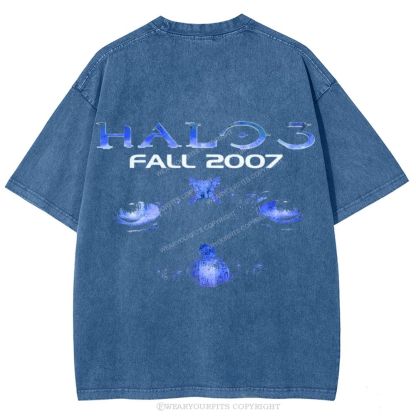 Halo Unisex Washed Tee Wearyourfits