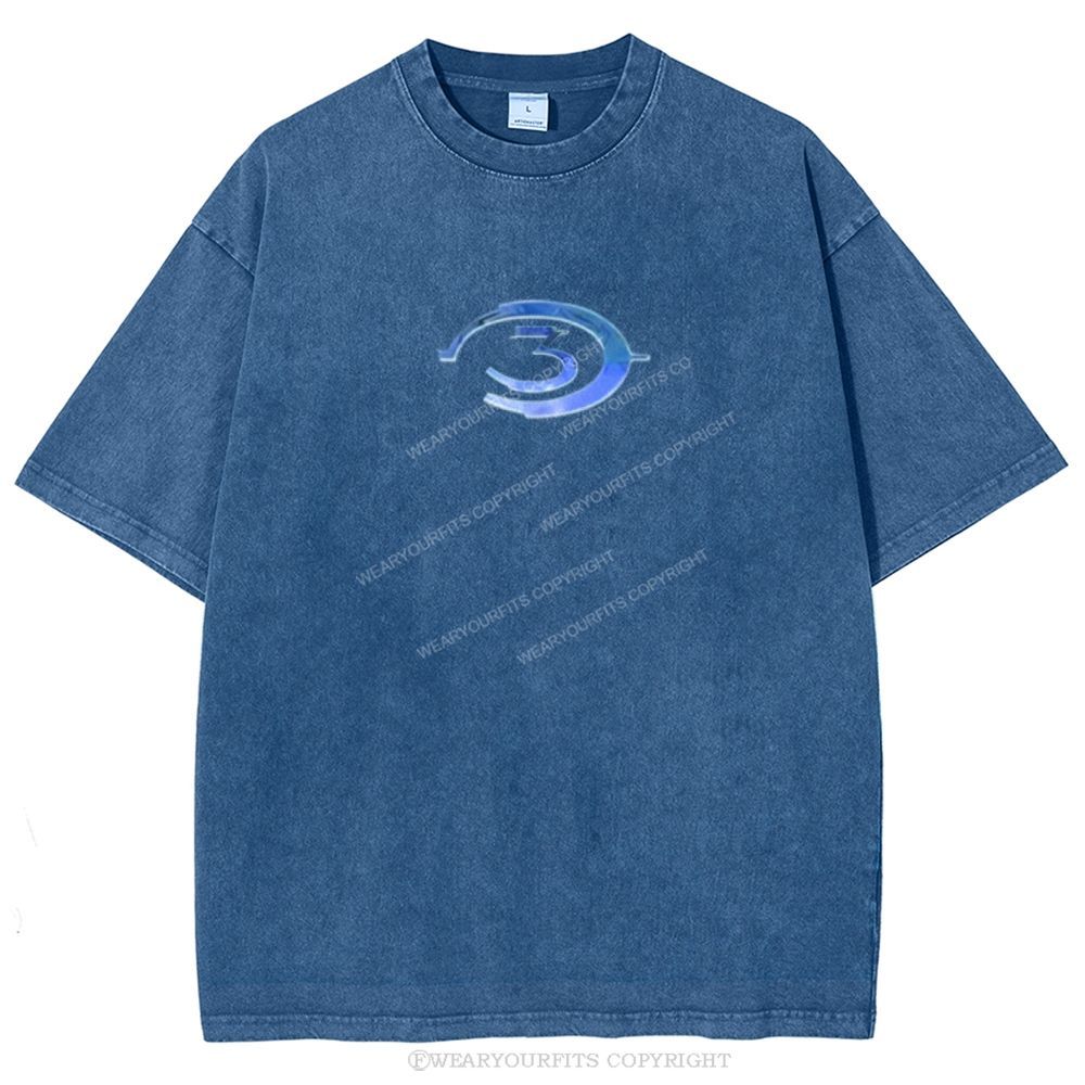 Halo Unisex Washed Tee Wearyourfits